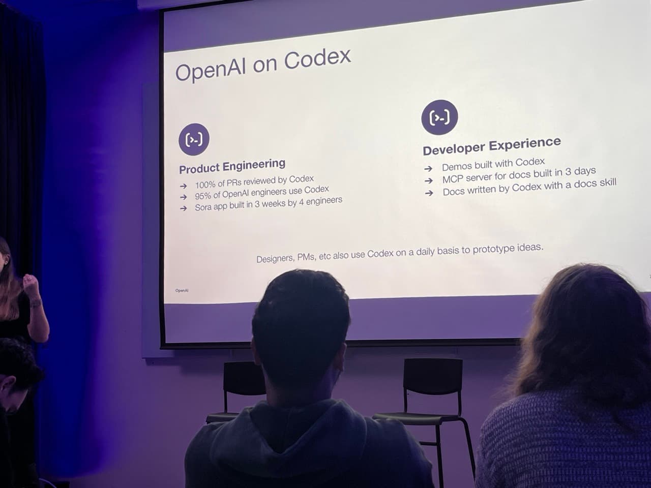 OpenAI on Codex slide